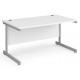 Harlow Straight Office Desk with Single Cantilever Leg
